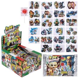 192 pieces of Brainrot Holograpic Stickers And Lollipop 24ct