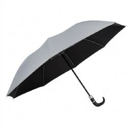 60 Pieces of 16-inch Black J Umbrella With Sleeve