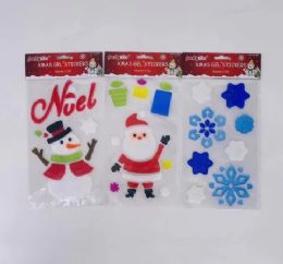 48 of Christmas 6" x 12" Gel Sticker