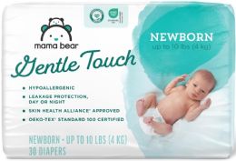 60 of Mama Bear Gentle Touch Diapers Hypoallergenic Newborn 30 ct