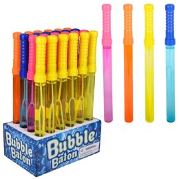 48 pieces Bubble Baton (4 Asst.) 14.25" 48/20 - Bubbles