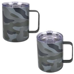 12 of XxX- Double Wall Ss Camo Camper Mug 14 Oz. 12/