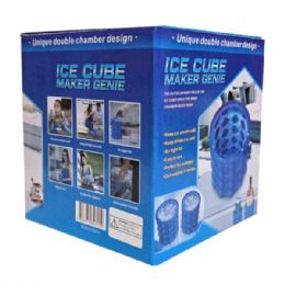 6 pieces Space Saver Ice Cube Maker Bucket - Freezer Items