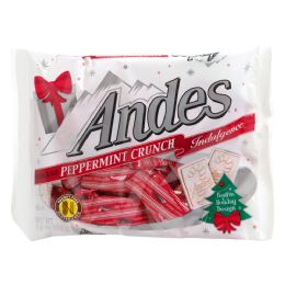 12 Wholesale Andes Peppermint Crunch 7.6 Oz Bag Counter Display