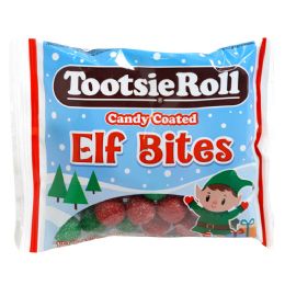 24 Wholesale Tootsie Roll Elf Bites 3.5 Oz Counter Display