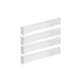 16 pieces Drawer Divider 4pc Set Adjustable Linus White Polyethylene Terephthalate No Online Sales - Home Accessories