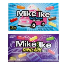 72 pieces of Mike & Ike Thrill Ride And Ice Cream Truck Mix 4.25 Oz Theater Box In Floor Display