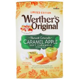 10 Wholesale Werthers Original Soft Apple Caramels 8.57 Oz Stand Up Bag In Counter Display