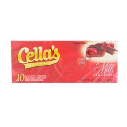 96 Wholesale Cellas Milk Chocolate 5 Oz Box In Floor Display