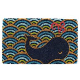 12 pieces Doormat 17x29 Whale Coconut Coir/pvc - Mats