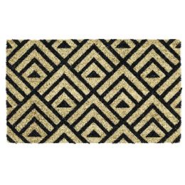 12 pieces Doormat 18x30 Tri Decco Coconut Coir/pvc - Mats