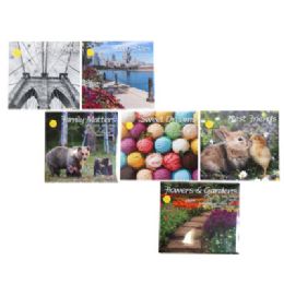 36 pieces Calendar Wall 2027/16 Month 6ast Pdq W/bonus Stickers - Stickers