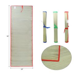 50 Pieces 24-Inchx71-Inch Straw Beach Mat - Mats