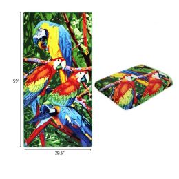 48 Pieces 30-Inchx60-Inch Parrot Beach Towel - Beach Towels