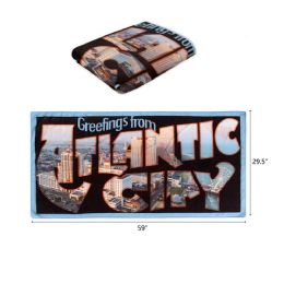 48 Pieces 30-Inchx60-Inch Beach Towel Atlantic City - Beach Towels