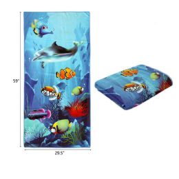 48 Pieces 30-Inchx60-Inch Beach Towel Ocean View - Beach Towels