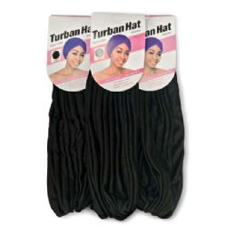 72 of Turban Hat Black