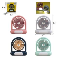 72 Pieces 6.3" Mini Rechargable Light Fan - Electric Fans
