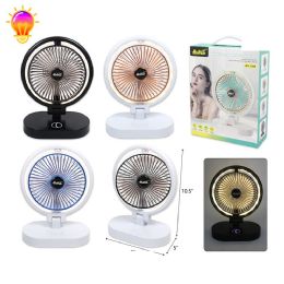 40 Pieces 10.5" Fan W/ Light - Electric Fans