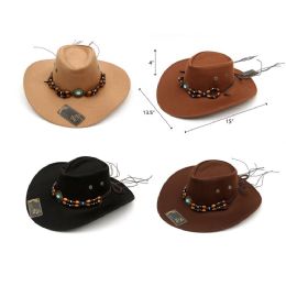 72 Pieces 15x13.5x4 Fedora Hat - Fedoras, Driver Caps & Visor