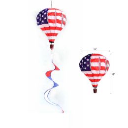 24 Pieces 19" Hot Air Balloon Windmill(usa Flag) - Wind Spinners
