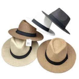 48 Pieces Men's Fedora - Fedoras, Driver Caps & Visor