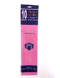72 Packs 10 Sheets Pack Colored Tissue Paper Pink - Party Paper Goods