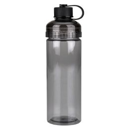 48 of XxX- Transparent Wide Top Loop Sports Bottle 23 Oz. - Black