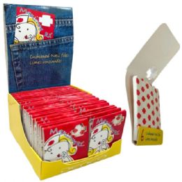 96 pieces of Manirx Matchbook Nail Files In Countertop Display