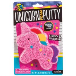 32 pieces Toysmith Unicorn Moldable Foam Putty - Clay & Play Dough