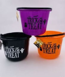 48 of 8-3/4" Pumpkin PaiL-Mixed Colors
