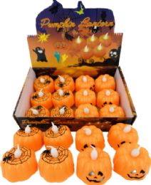 72 of Halloween Pumpkin Candles Lights