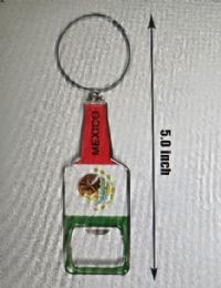 144 of Mexico Flag Keychain Bottle Opener