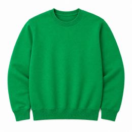 Youth Cotton Crew Neck Sweat Shirt Green Size Small
