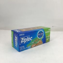 12 Wholesale Ziploc Brand Sandwich Bags 40 Count