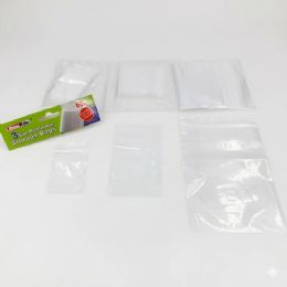 72 of Homerite 60-Piece MultI-Size Resealable Storage Bag Set