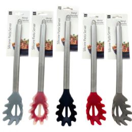 24 of Silicone Pasta Server Cooking Utensil In Assorted Colors