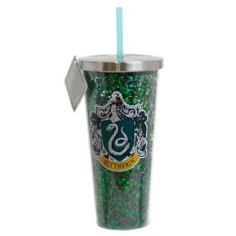 20 of Glitter Cup 20oz W/straw Insulated Double Wall Slytherin