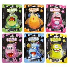 48 pieces Monster Slime 6ast Colors Blc Age 6+ - Slime & Squishees