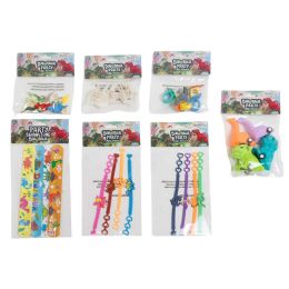 48 pieces Party Favor Dino 6ast 4-8pc Sets Racers/bracelets/skeletons/keychains Ea Set Party Pbh - Store