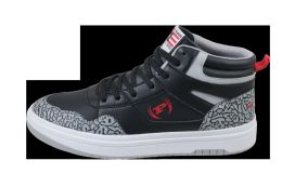 Wholesale Footwear Men's Hightop Court Sneaker 12 P/c (7-12)