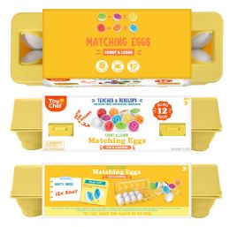 12 of Matching Number EggS- 12 Eggs
