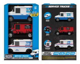 6 of 1 32 Scale 3 In 1 Mail Delivery Truck Ice Cream Truck Food Truck