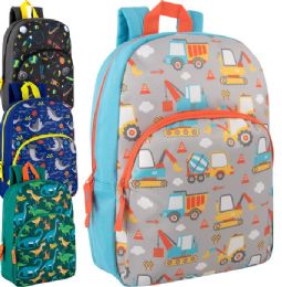 24 Pieces 15-Inch Children's Character Backpack - Backpacks 15" or Less