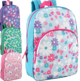 24 Pieces 15-Inch Children's Character Backpack - Backpacks 15" or Less