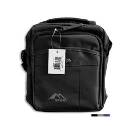24 Pieces Men's Black Hip Bag - Bags Of All Types