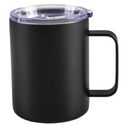 24 pieces of XxX- Double Wall Stainless Steel Mug W/ Handle - Black Matte
