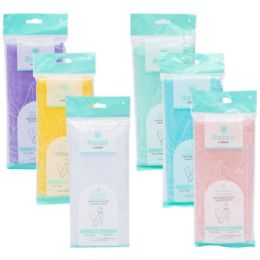 30 pieces of Relax Exfoliating Body Wash Cloth With Firm Texture In Assorted Colors