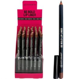 96 pieces City Color Mood Be Bold Lip Liner In Countertop Display - Lip & Eye Pencil