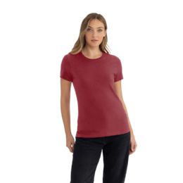 24 of Women's Cotton Short Sleeve T Shirts Size Large In Cardinal Red